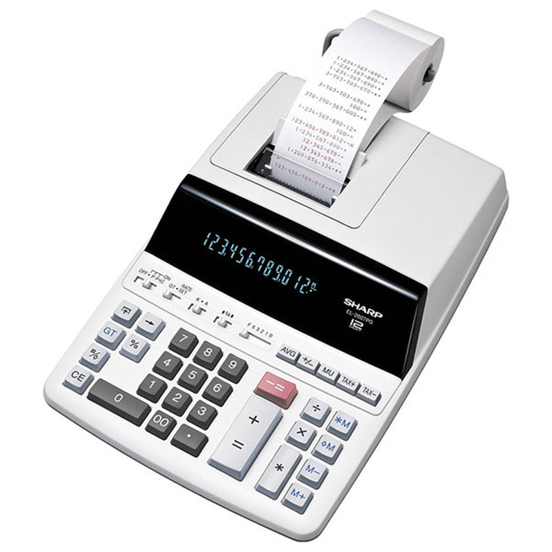 ماشین حساب شارپ مدل el-2607pg-gy