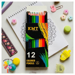 مداد رنگی 12 رنگ KMT