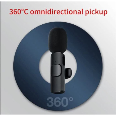 میکروفن یقه‌ای بی‌سیم مدل K8