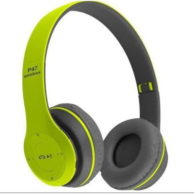 هدفون بلوتوثی  سبز مدل p47