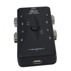 سوئیچ 4 پورت دستی KVM رویال...