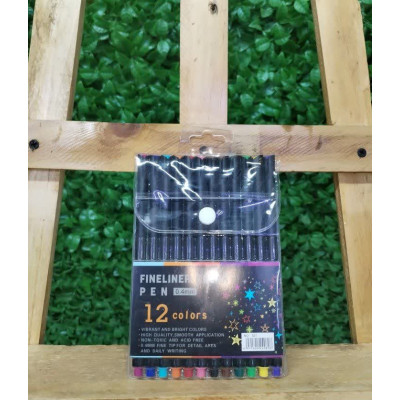 روان نویس نوک نمدی 12 رنگ