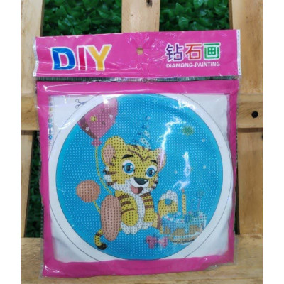 نقاشی الماسی طرح ببر