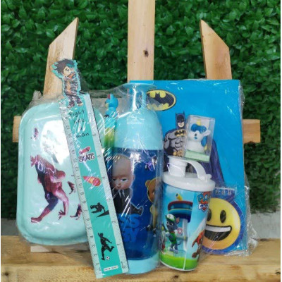 پک لوازم تحریر آبی