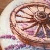 بشقاب نقاشی|بشقاب سفالی چرخ آسیاب